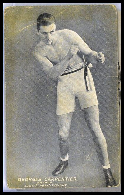 1925 Blue Boxer Exhibit Georges Carpentier